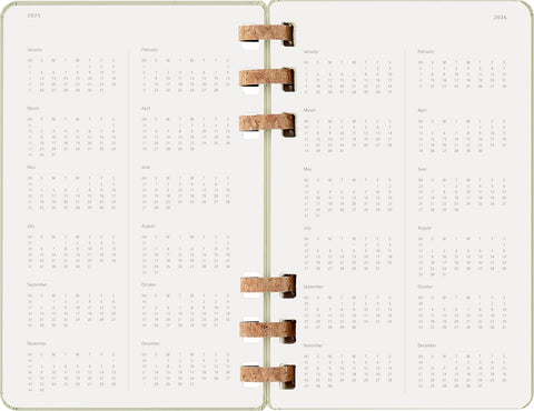 Agenda Espiral Académica 12 Meses (jul 2025/jun 2026) Kiwi - Capa Dura