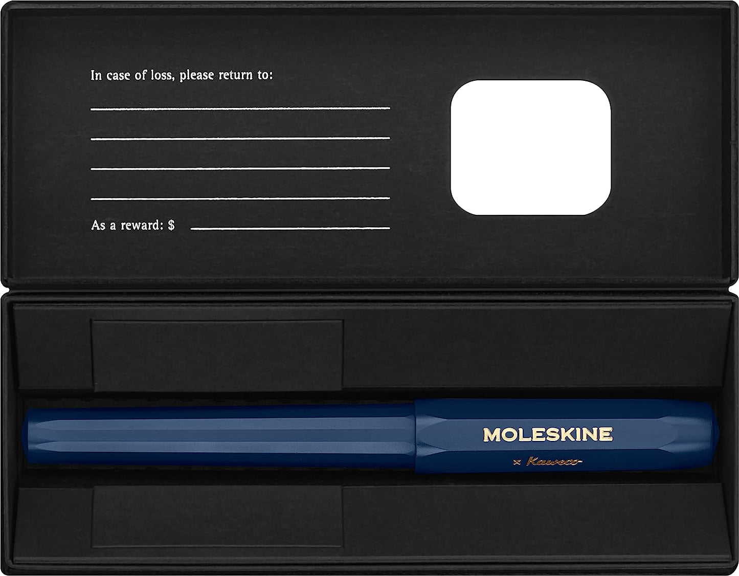 Caneta Moleskine/Kaweco Tinta Permanente - Azul