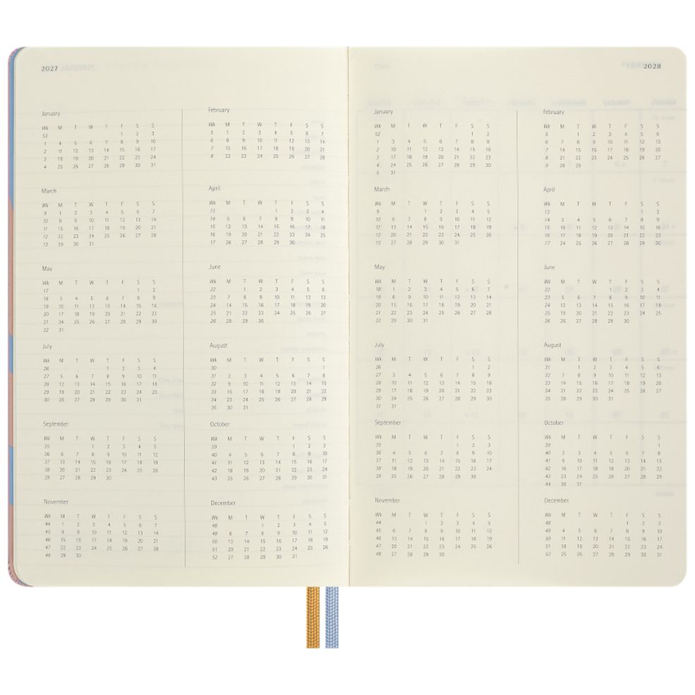 Agenda Semanal Alice Wonder 12 Meses 2027