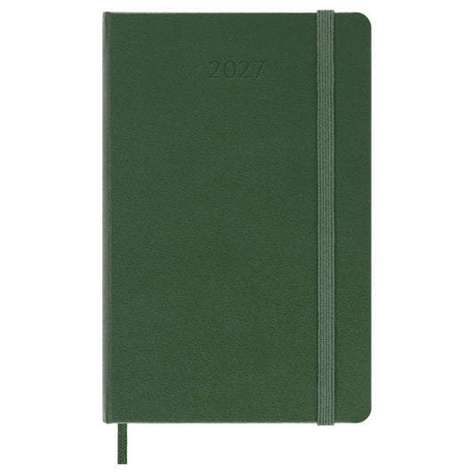 Agenda Diária 12 Meses 2027 - Verde Mirtilo