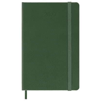 Agenda Plano Semanal 12 Meses 2027 - Verde Mirtilo