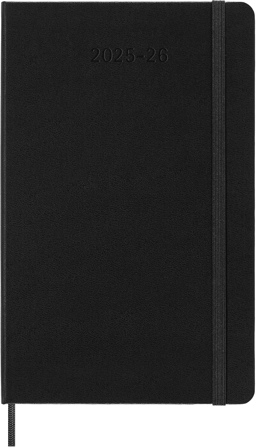 Agenda Semanal Horizontal 18 Meses 2025/26 Preta - Capa Dura