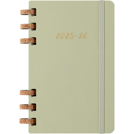 Agenda Espiral Académica 12 Meses (jul 2025/jun 2026) Kiwi - Capa Dura