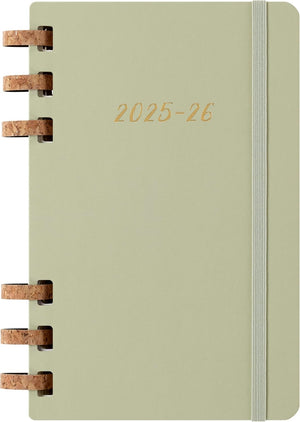 Agenda Espiral Académica 12 Meses (jul 2025/jun 2026) Kiwi - Capa Dura