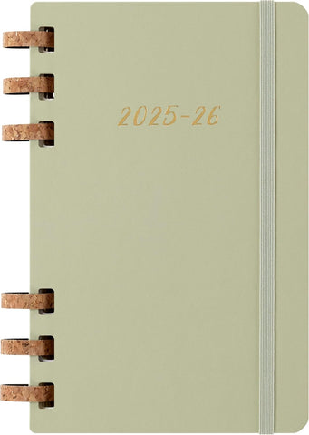 Agenda Espiral Académica 12 Meses (jul 2025/jun 2026) Kiwi - Capa Dura