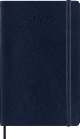 Agenda Semanal 18 Meses 2025/26 Azul Safira - Capa Flexível