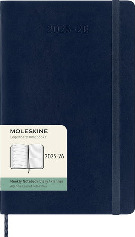 Agenda Semanal 18 Meses 2025/26 Azul Safira - Capa Flexível