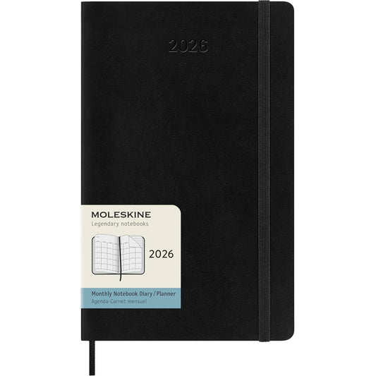 Agenda Mensal 2026 - Capa Flexível