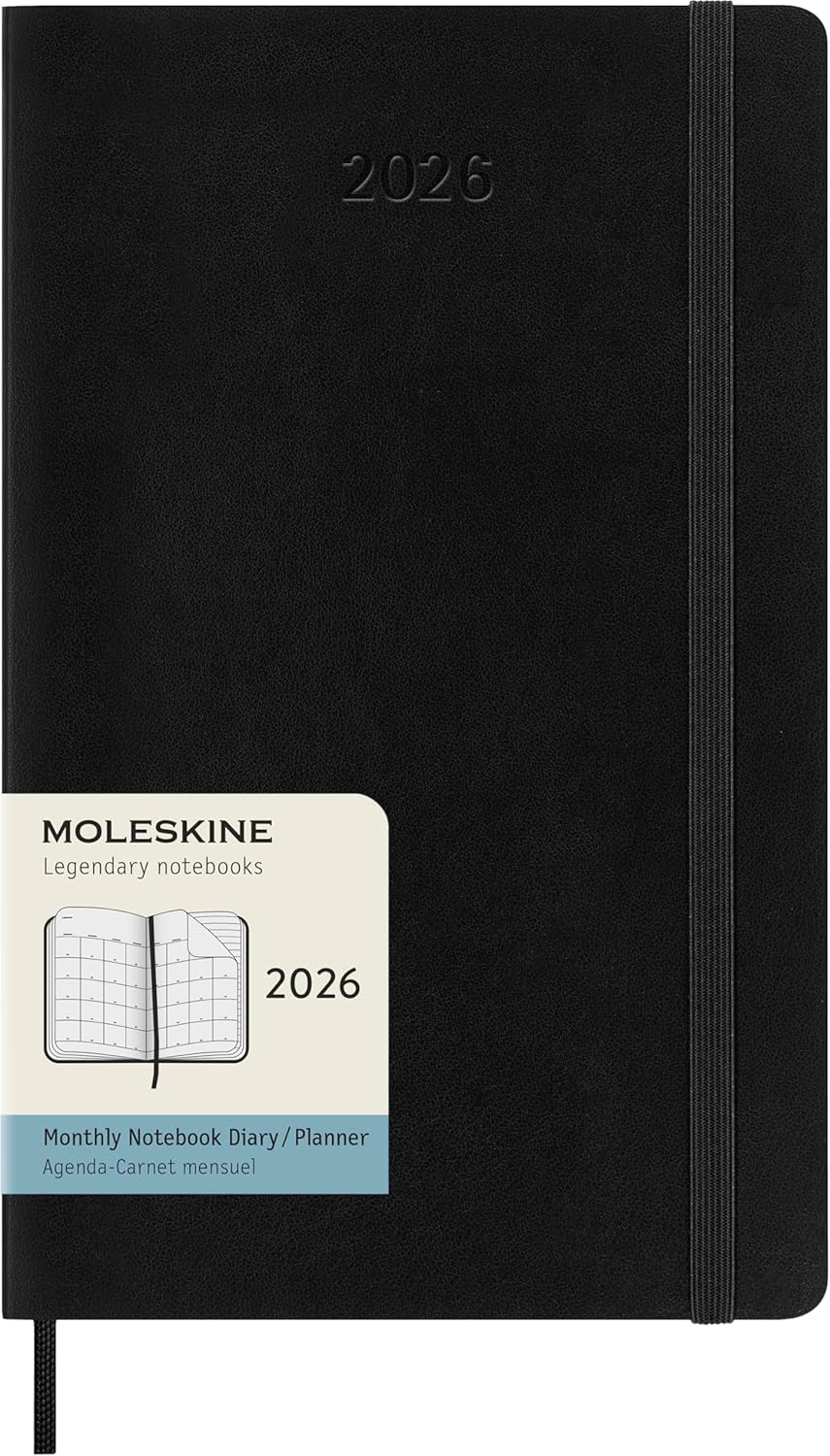 Agenda Mensal 2026 - Capa Flexível