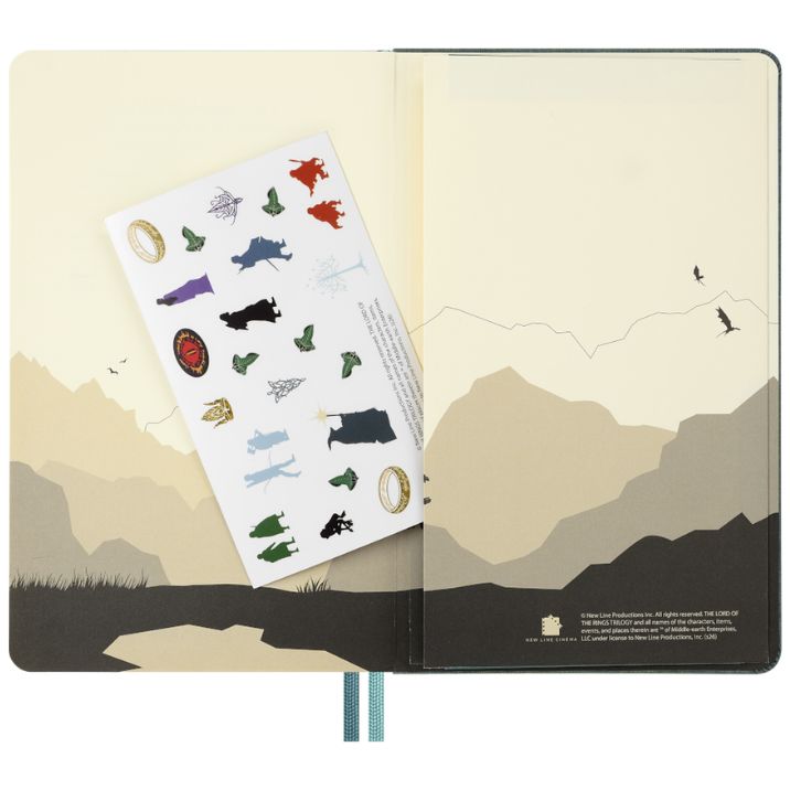 Caderno Senhor dos Anéis, Aragon- Pautado Grande, com e sem Caixa de Oferta