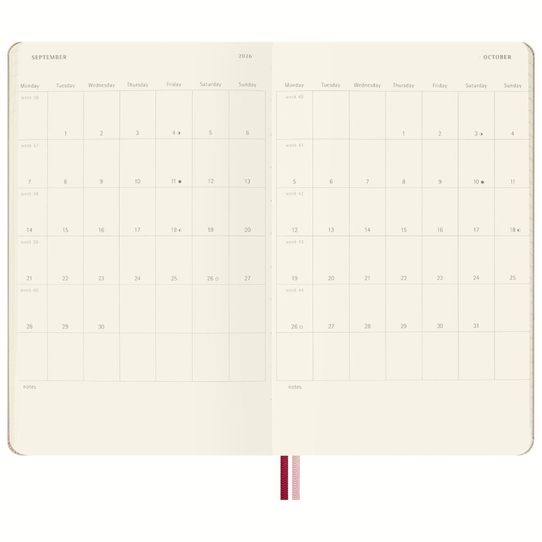 Agenda Semanal Sakura 18 Meses 2026/2027
