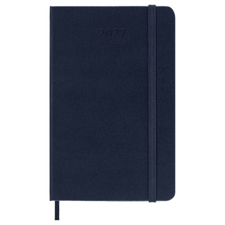 Agenda Diária 12 Meses 2027 - Azul Safira