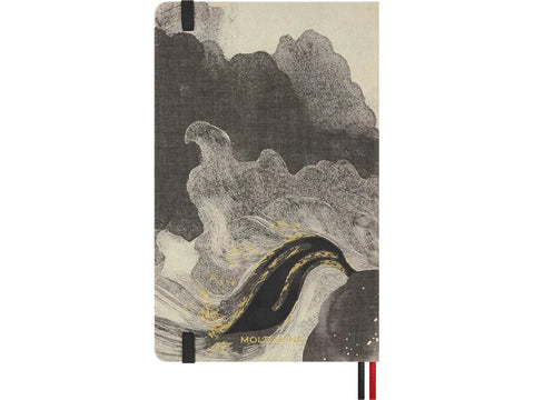 Cavalo de Fogo Branco - Caderno Pautado Grande