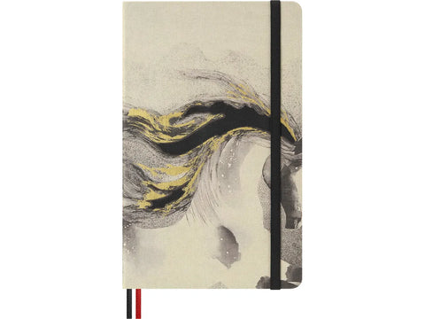 Cavalo de Fogo Branco - Caderno Pautado Grande