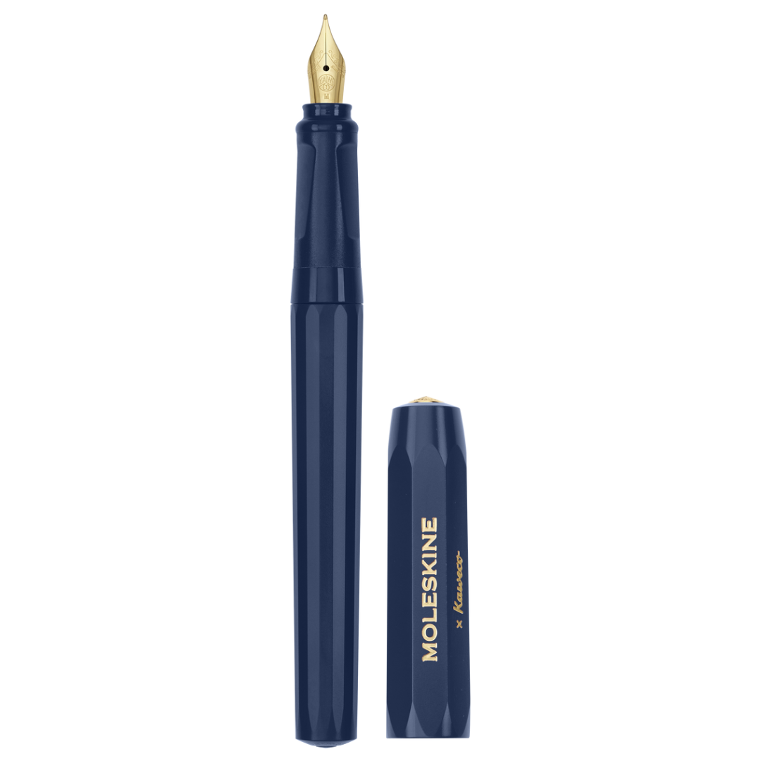 Caneta Moleskine/Kaweco Tinta Permanente - Azul