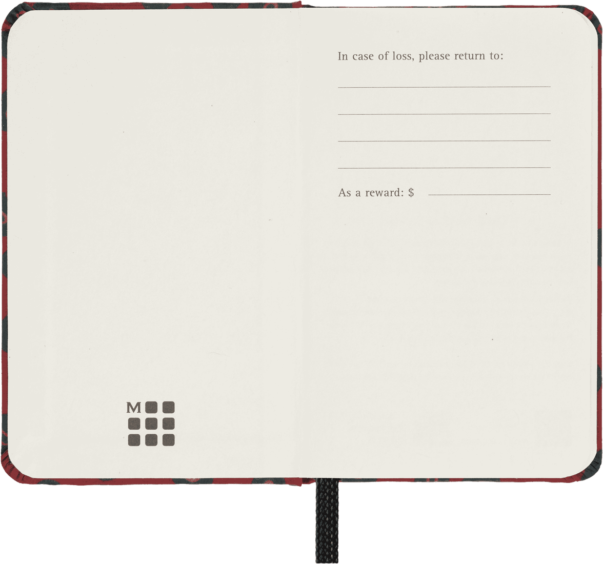 Colecção Silk - Caderno XS Liso Bordeaux