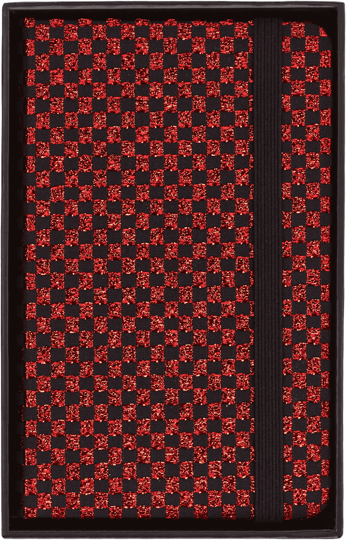 Colecção Shine - Caderno XS Vermelho Metalizado