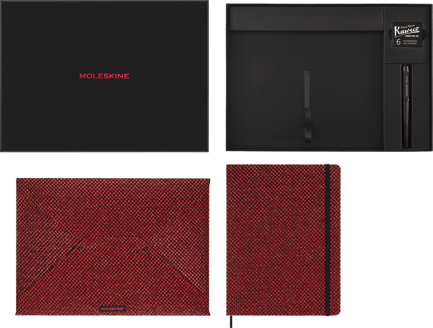 Colecção Shine - Caixa de Oferta Vermelho Metalizado