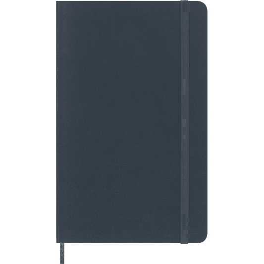 Colecção Precious & Ethical  - Caderno Grande Soft Pautado Azul Petróleo