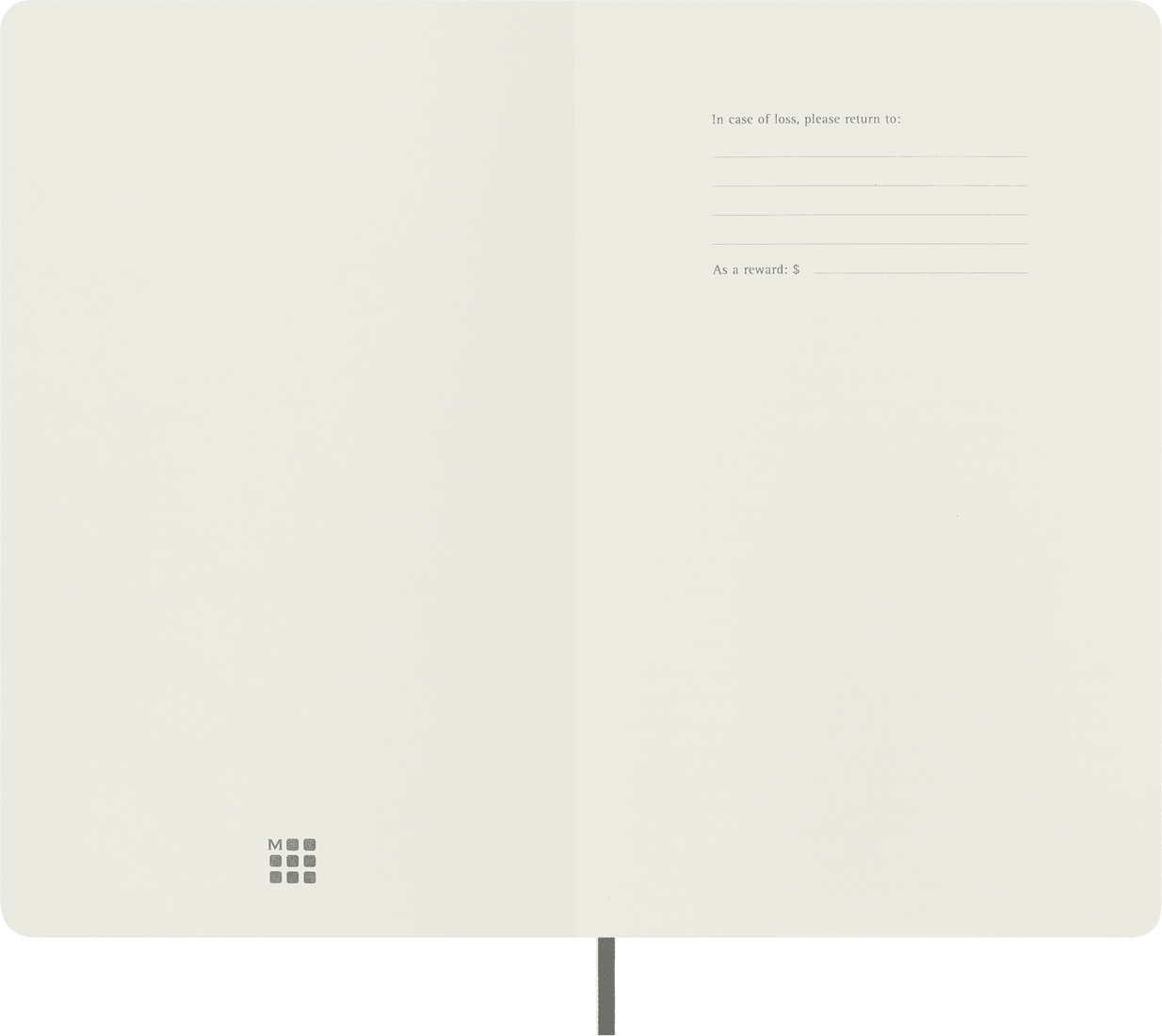 Colecção Precious & Ethical  - Caderno Grande Soft Pautado Azul Petróleo