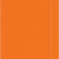 Colecção Precious & Ethical  - Caderno Grande Soft Pautado Cor de Laranja