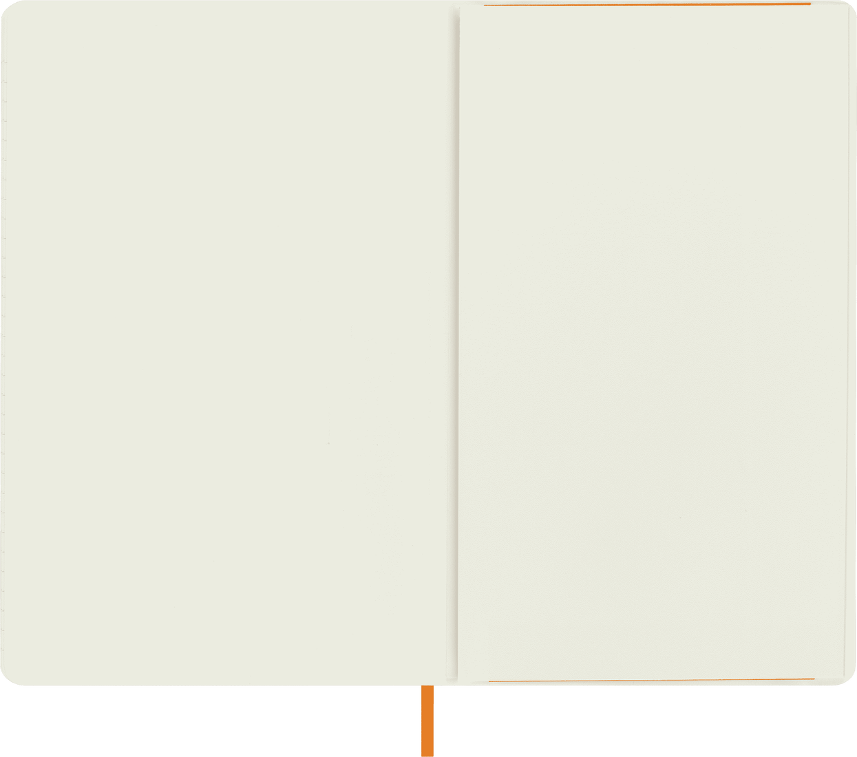 Colecção Precious & Ethical  - Caderno Grande Soft Pautado Cor de Laranja