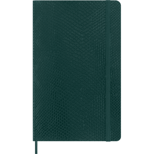 Colecção Precious & Ethical - Caderno Soft Pautado Verde com efeito Python