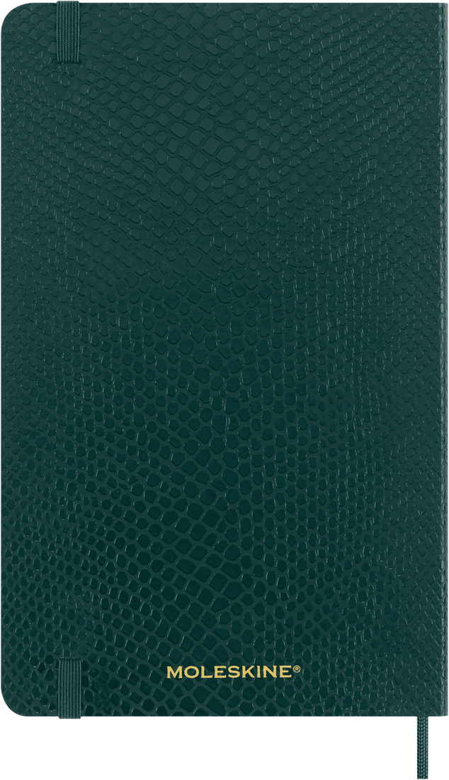 Colecção Precious & Ethical - Caderno Soft Pautado Verde com efeito Python