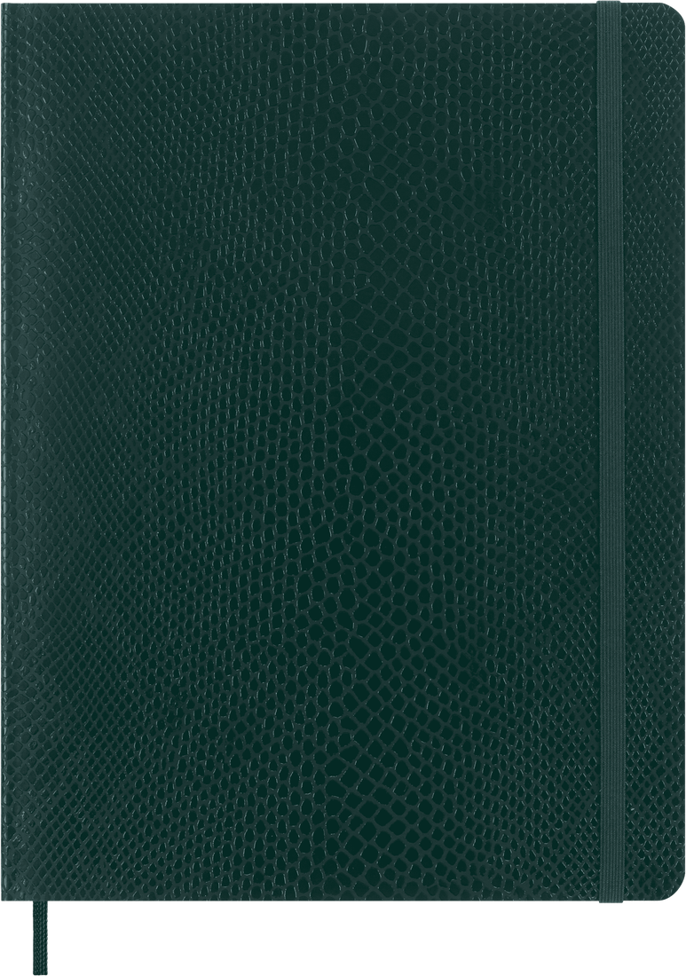 Colecção Precious & Ethical - Caderno Soft Pautado Verde com efeito Python