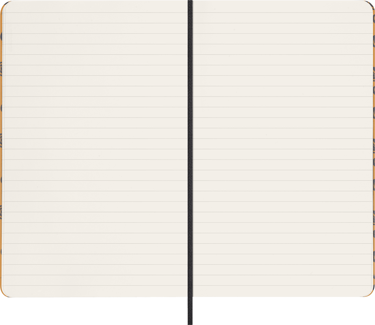 Colecção Silk - Caderno Grande Pautado Amarelo