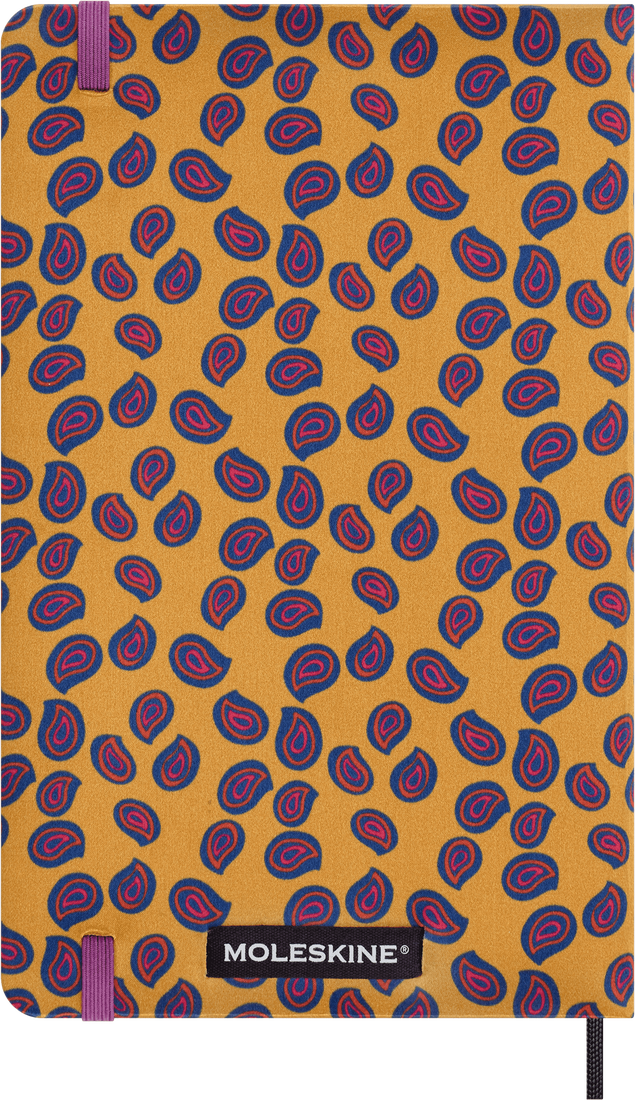 Colecção Silk - Caderno Grande Pautado Amarelo