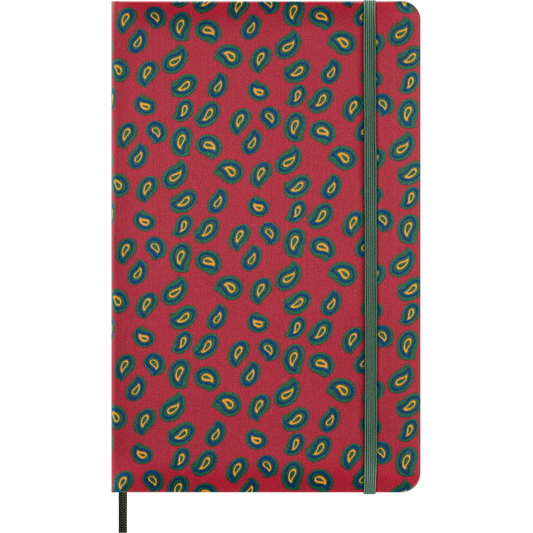 Colecção Silk - Caderno Grande Pautado Bordeaux