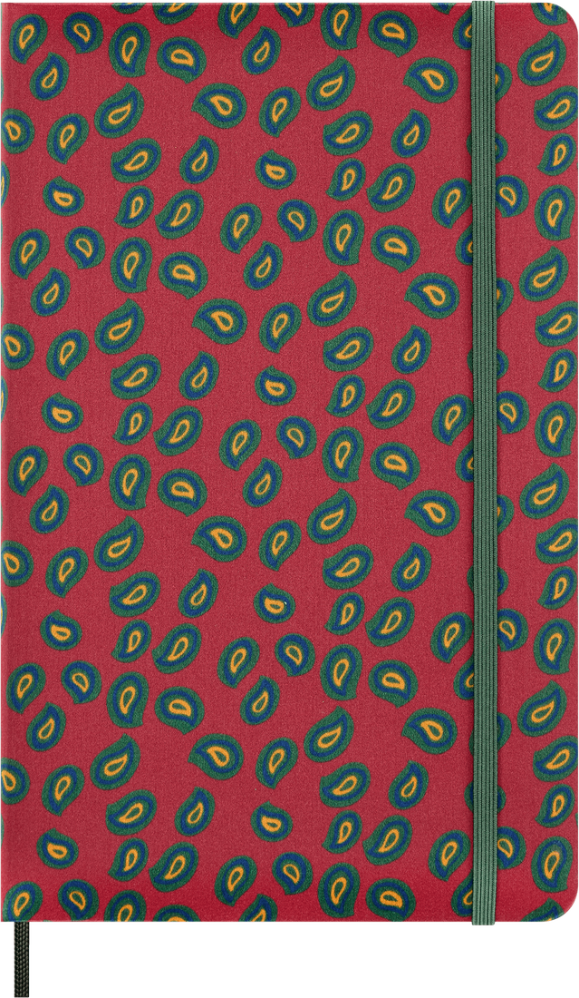 Colecção Silk - Caderno Grande Pautado Bordeaux