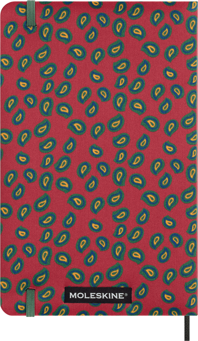 Colecção Silk - Caderno Grande Pautado Bordeaux