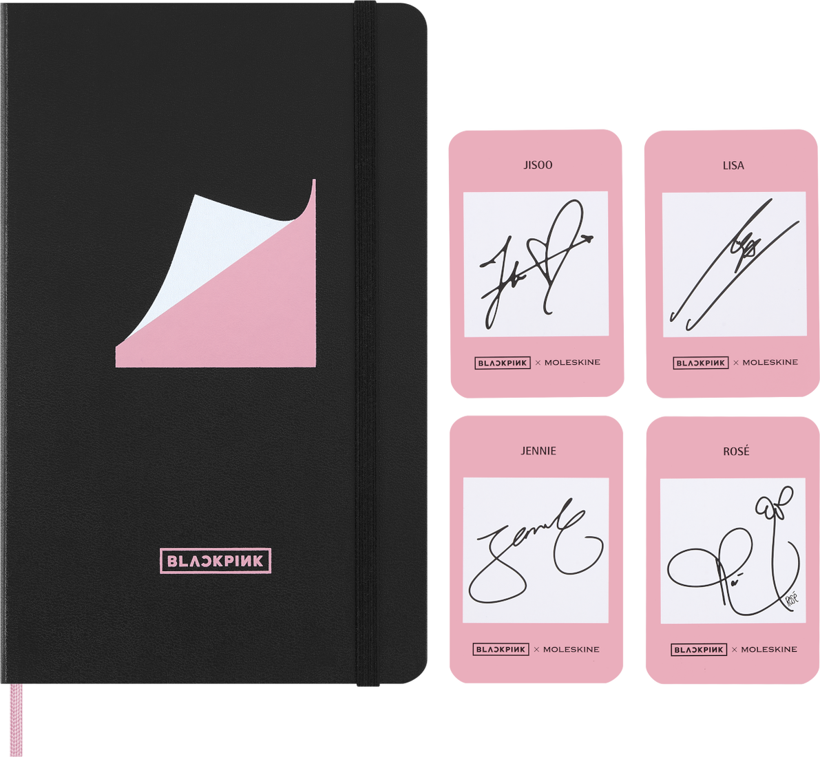 Colecção  BlackPink - Caderno Grande Pautado
