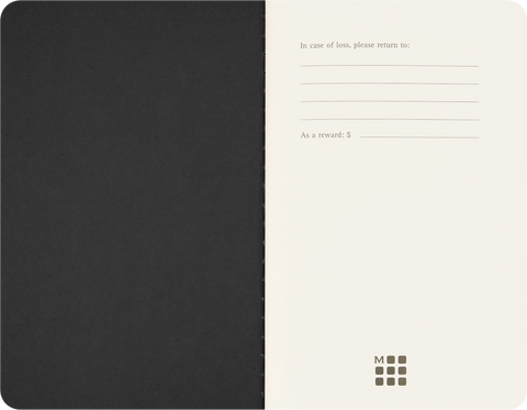 Colecção  BlackPink - Cahier de Bolso Liso