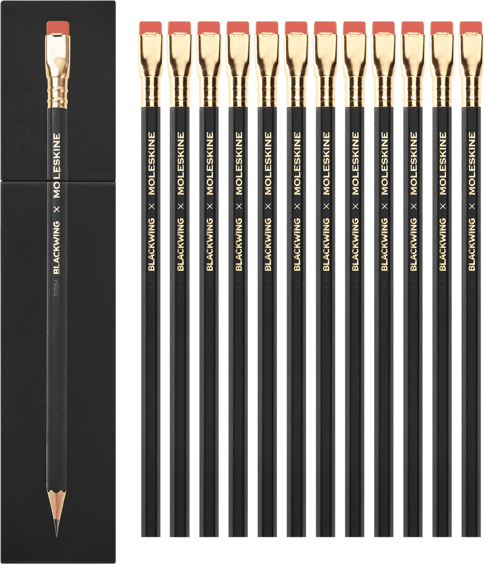 Blackwing/Moleskine - Caixa de 12 Lápis ponta dura