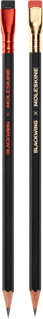Blackwing/Moleskine - Caixa de 4 Lápis + Afia