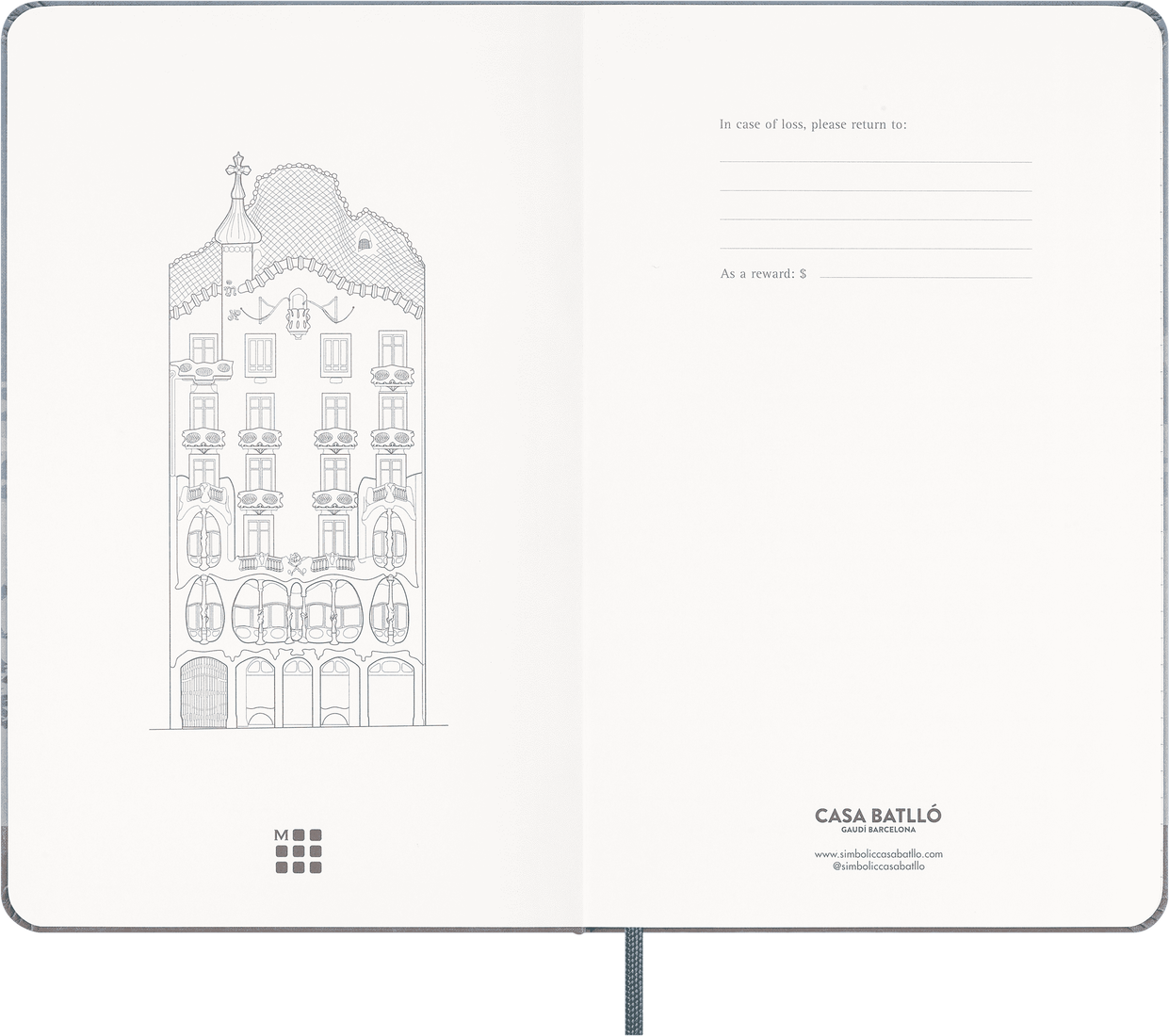 Casa Batlló - Caderno Pautado