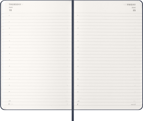 Agenda Diária 2026 - Azul Safira