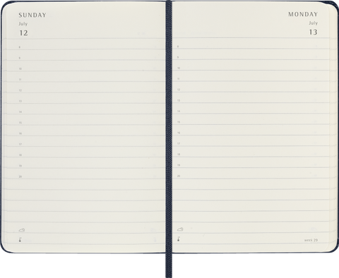 Agenda Diária 2026 - Azul Safira