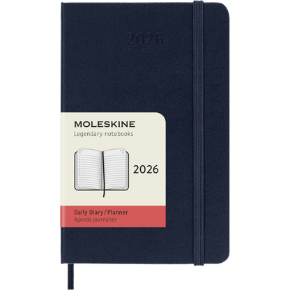 Agenda Diária 2026 - Azul Safira