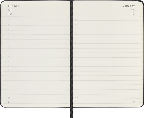 Agenda Diária 2026 - Preta