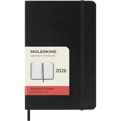 Agenda Diária 2026 - Preta
