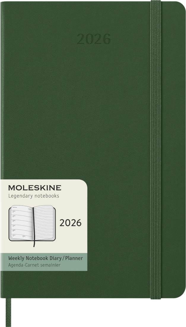 Agenda Plano Semanal 2026 - Verde Mirtilo