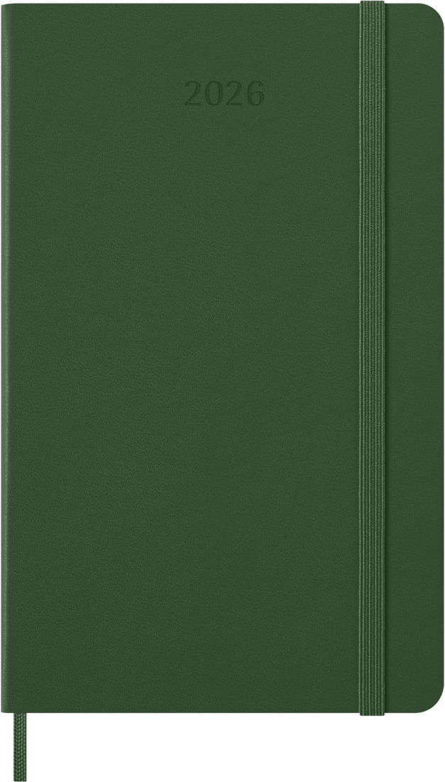 Agenda Diária 2026 - Verde Mirtilo