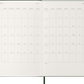 Agenda Diária 2026 - Verde Mirtilo