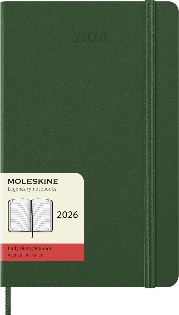 Agenda Diária 2026 - Verde Mirtilo