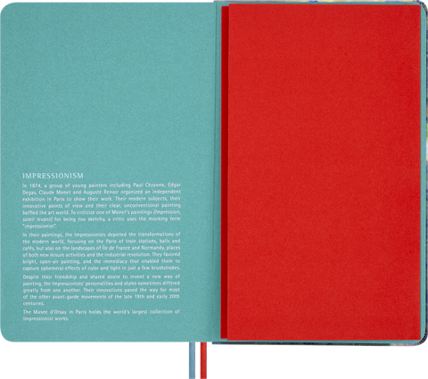 Caderno Impressionismo, Liso + Caixa c/ Lápis de Aguarela - Claude Monet