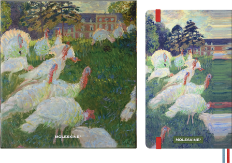 Caderno Impressionismo, Liso + Caixa c/ Lápis de Aguarela - Claude Monet